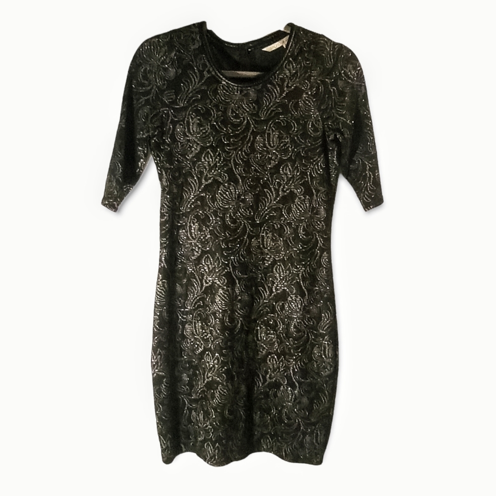 Rachel by Rachel Roy Black / Silver Party Dress Size Small